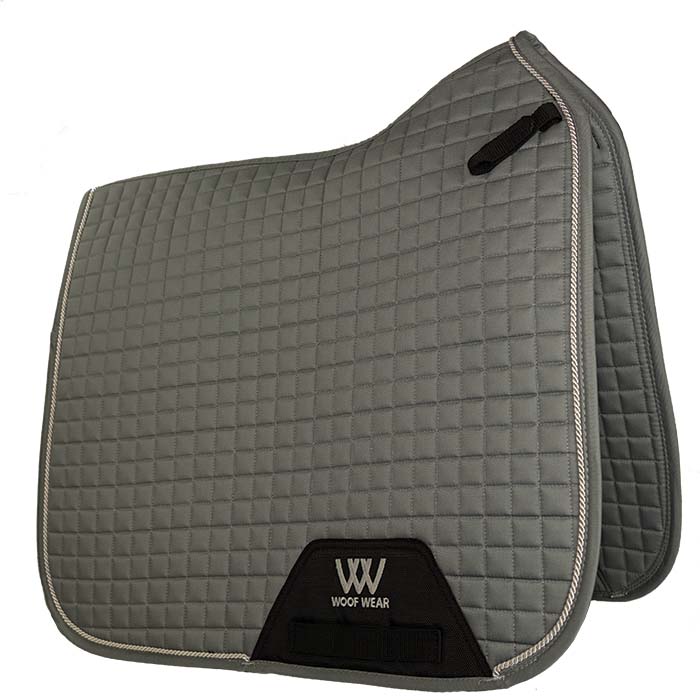 Woof Wear Colour Fusion Dressage Saddlecloth #colour_brushed-steel