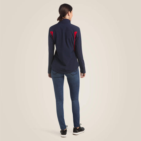 Ariat Women's New Team Softshell Jacket #colour_navy