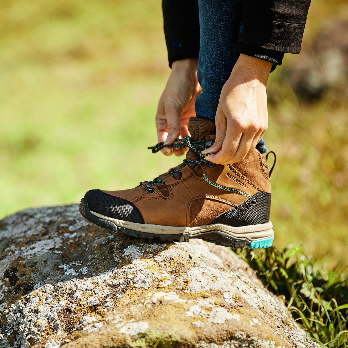 Ariat Women's Skyline Mid Waterproof Boot #colour_brown