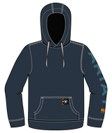 Ariat Men's Rebar Graphic Hoodie - Stargazer/Larkspur #colour_blue