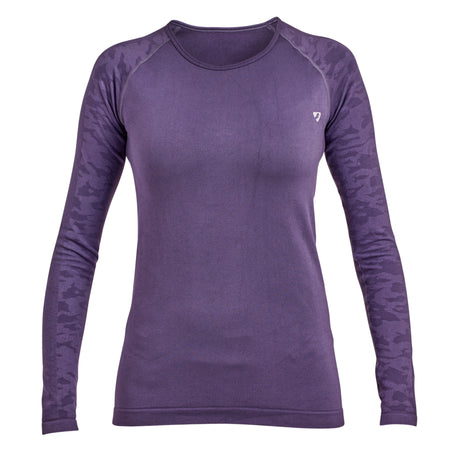 Shires Aubrion Ladies Balance Seamless Top #colour_purple