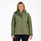 Weatherbeeta Ladies Florence Fleece Two-For Jacket #colour_olive-night-black