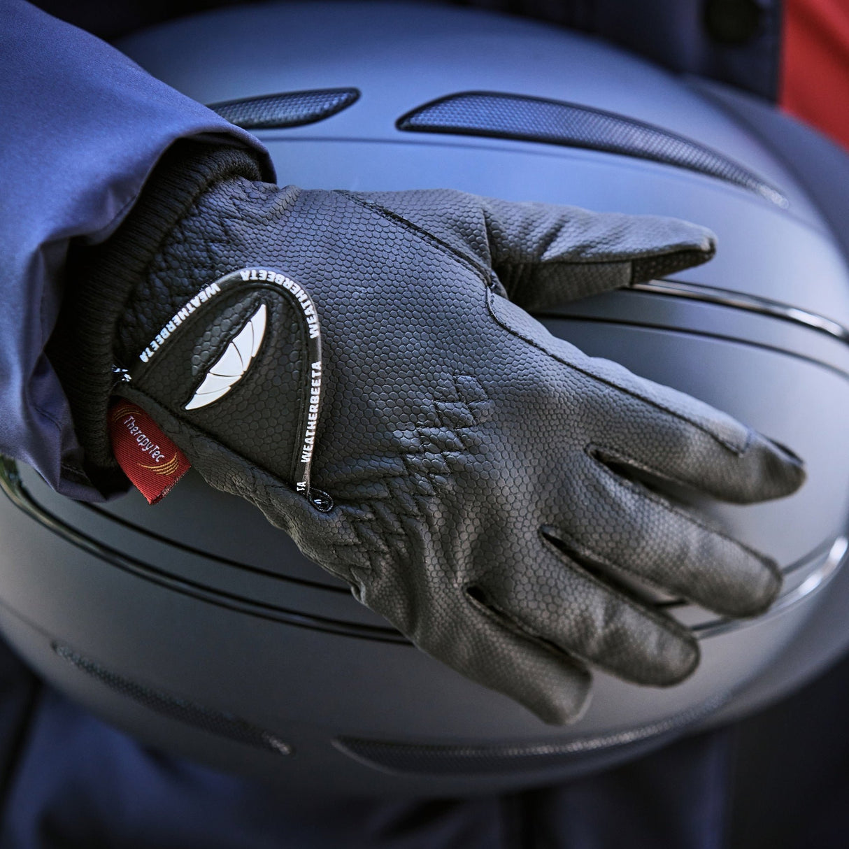 Weatherbeeta Therapy-Tec Riding Gloves #colour_black