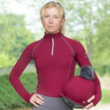 Hy Sport Active Base Layer #colour_vivid-merlot