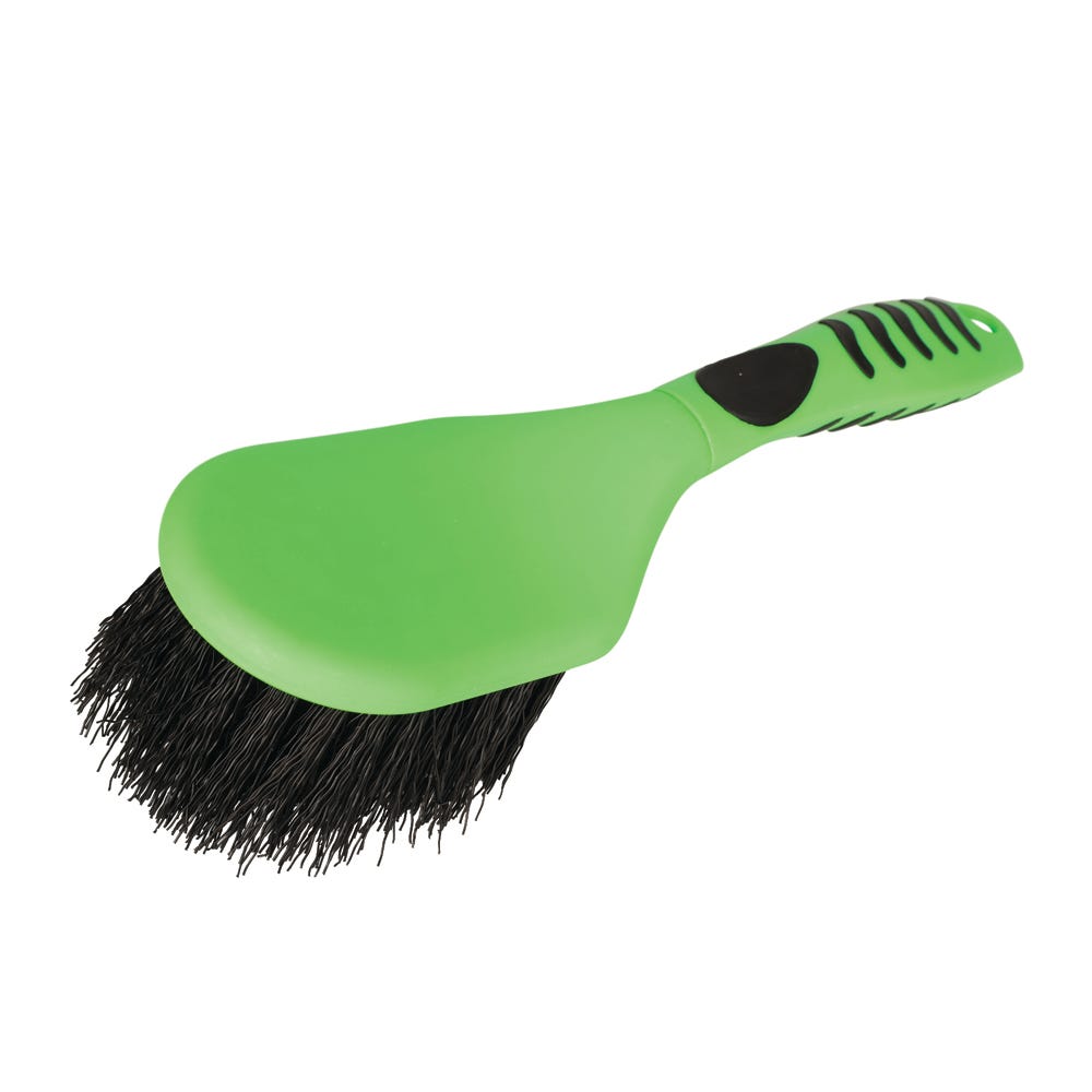 Hy Equestrian Vivid Bucket Brush #colour_green