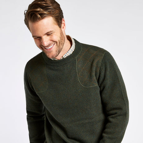 Dubarry Mens Clarinbridge Crew Neck Sweatshirt #Colour_olive