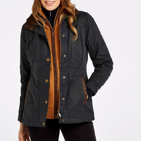 Dubarry Womens Mountrath Wax Jacket #Colour_navy