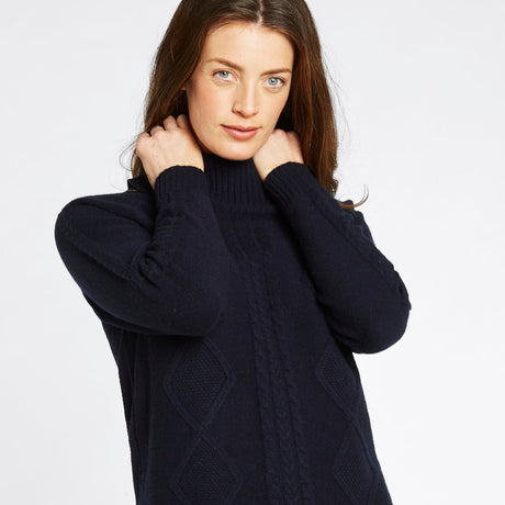 Dubarry Womens Kirkwood Knitted Jumper #colour_navy