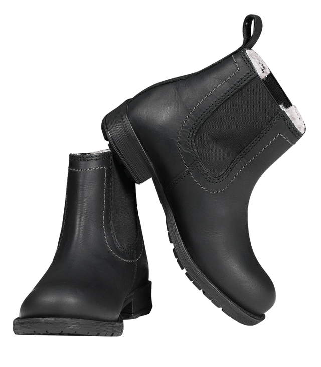 ELT Children's Winter Jodhpur Boots #colour_black-silver