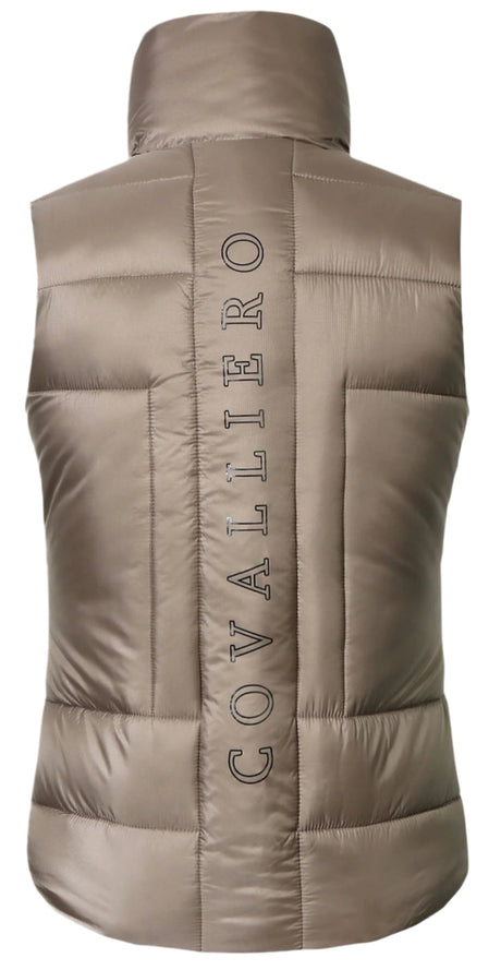 Covalliero Ladies Padded Vest #colour_taupe