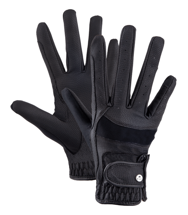 E.L.T Magnetize Riding Glove #colour_black