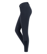 E.L.T Micro Ladies Knee Silicone Riding Breeches #colour_night-blue