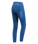 ELT Ladies Luna Jeans Breeches #colour_jeans-blue