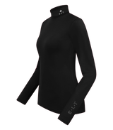 E.L.T Ladies Madison Turtleneck Shirt #colour_black