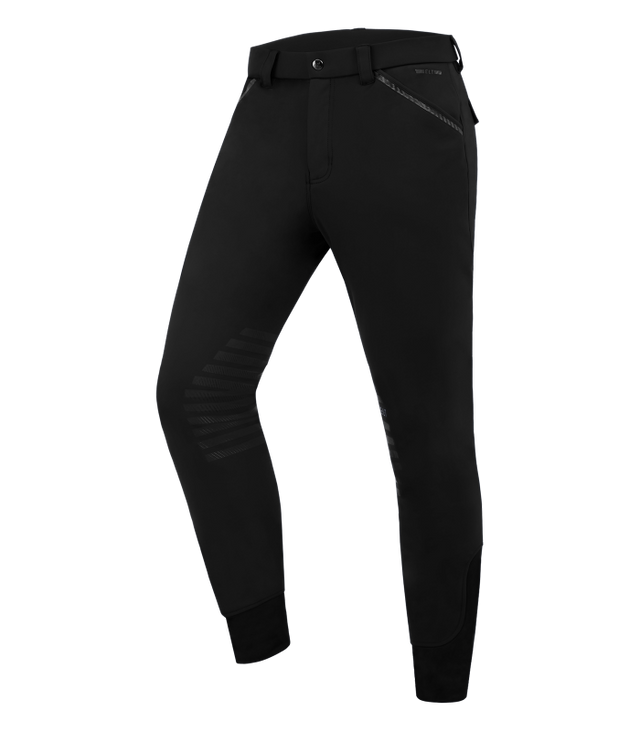 E.L.T Men's Mailo Knee Silicone Breeches #colour_black