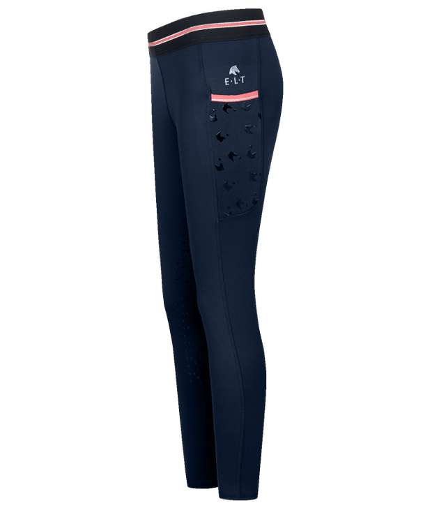 E.L.T Lucky Leni Children's Thermal Riding Leggings #colour_night-blue