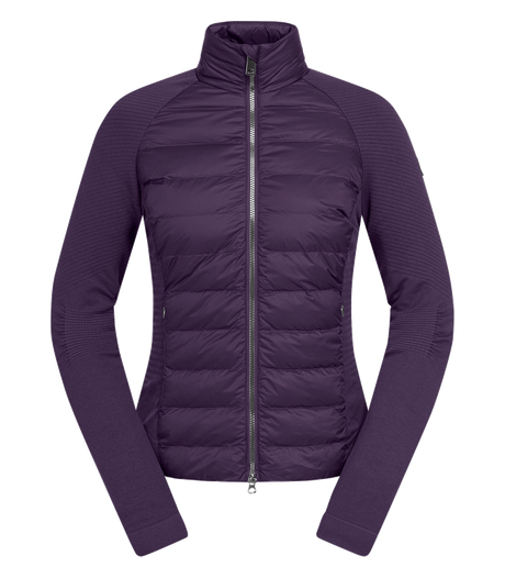 E.L.T Oregon Ladies Hybrid Quilted Jacket #colour_dark-purple