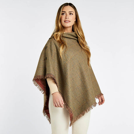 Dubarry Womens Hazelwood Tweed Poncho #colour_burren