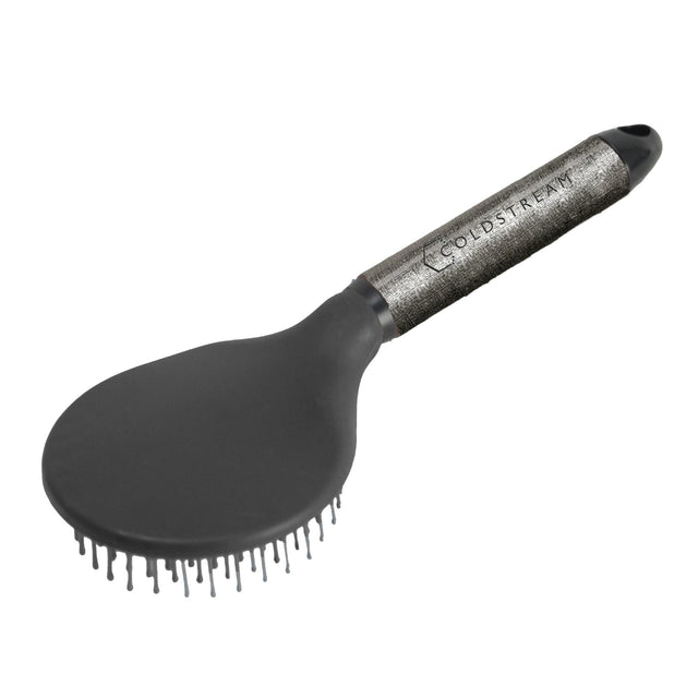 Coldstream Shine Mane & Tail Brush #colour_black-silver