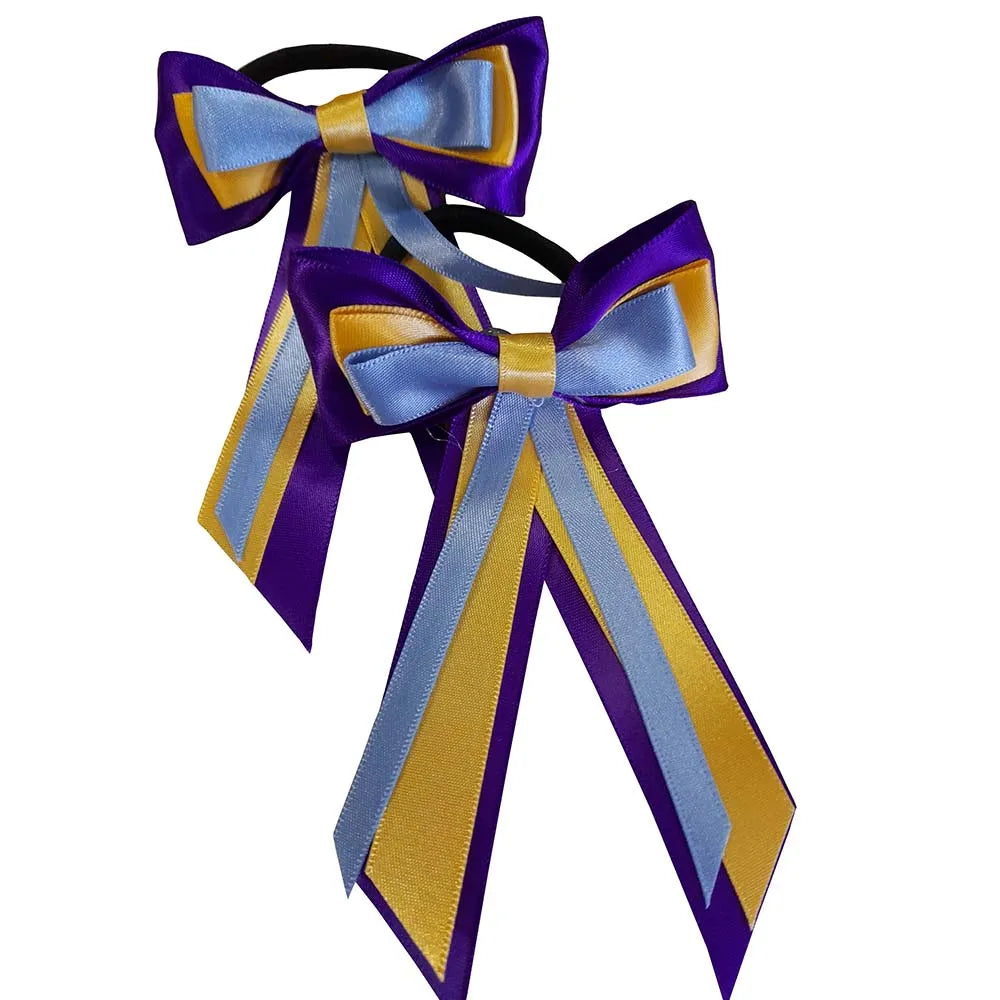 ShowQuest Piggy Bow and Tails #colour_purple-blue-sunshine