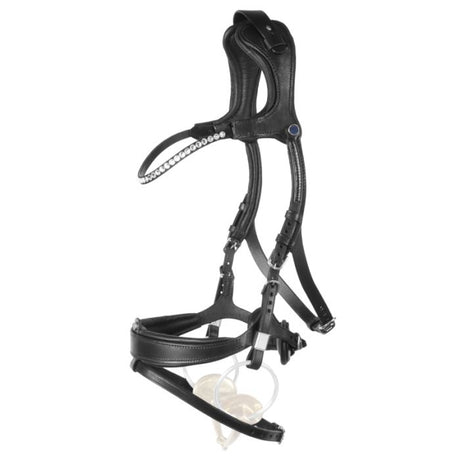 Stubben Freedom II Magic Tack with Slide/Lock Snaffle Bridle #colour_black-black