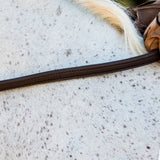 ThinLine English Stud Reins No Stoppers #colour_brown