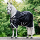 Horseware Ireland Amigo Bravo 12 Original 50g Lite Turnout Rug #colour_black-titanium-grey-silver