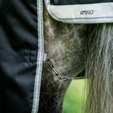 Horseware Ireland Amigo Bravo 12 Plus 400g Heavy Turnout Rug #colour_black-titanium-grey-silver