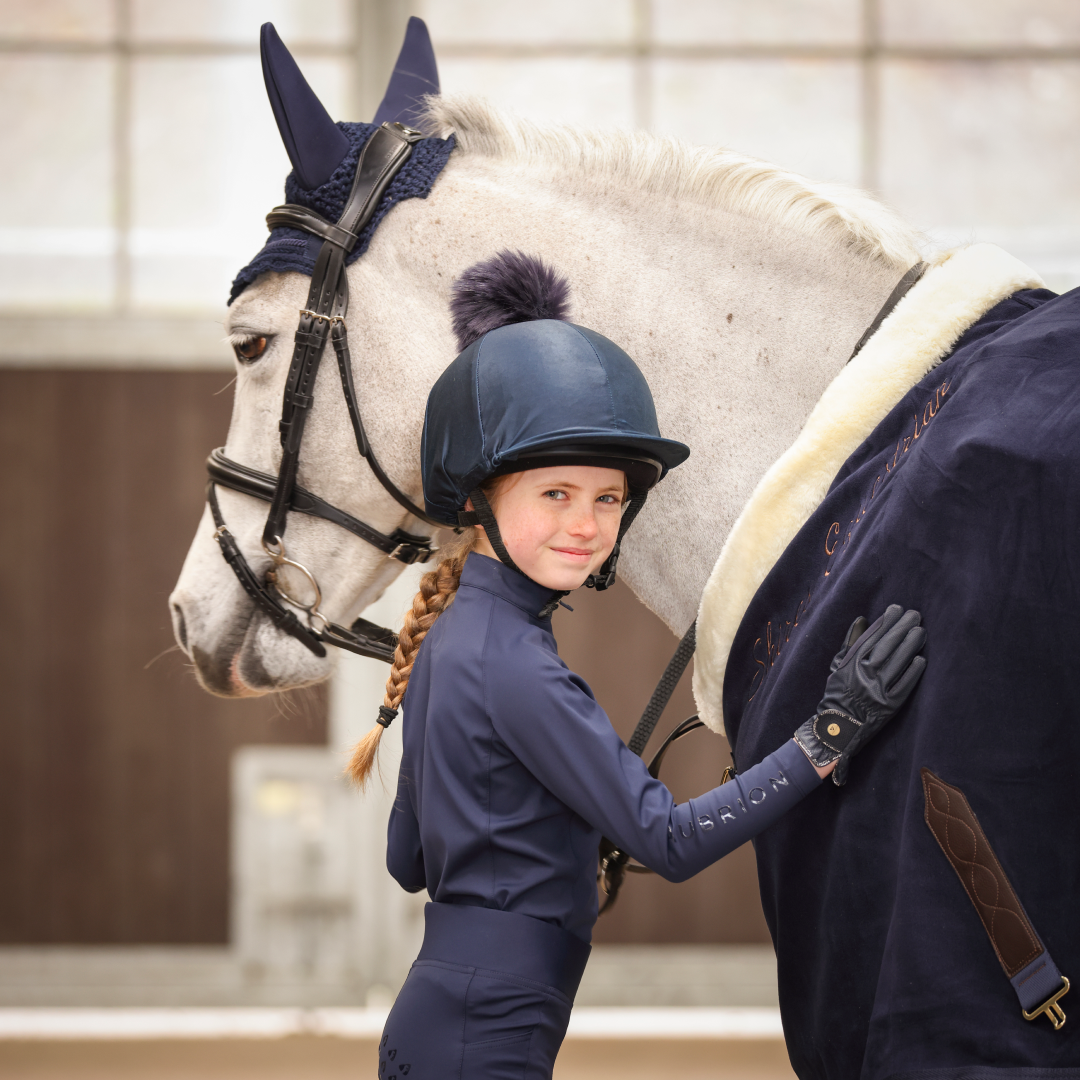 Shires Aubrion Eltar Young Rider Base Layer #colour_navy