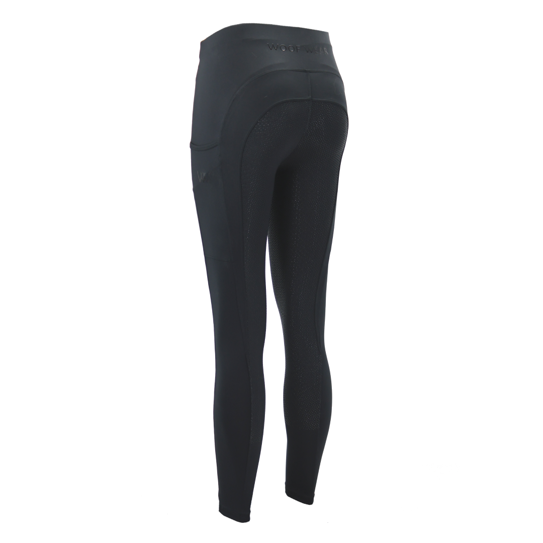 Woof Wear Young Rider Pro Tights #colour_black