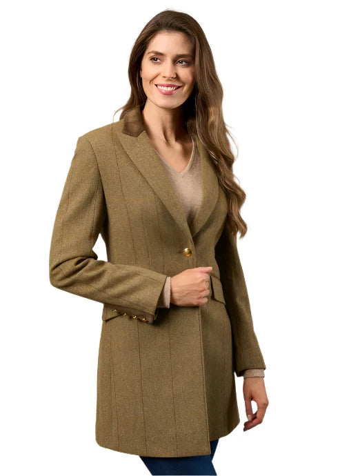 Alan Paine Combrook Ladies Mid-Thigh Coat #colour_grove