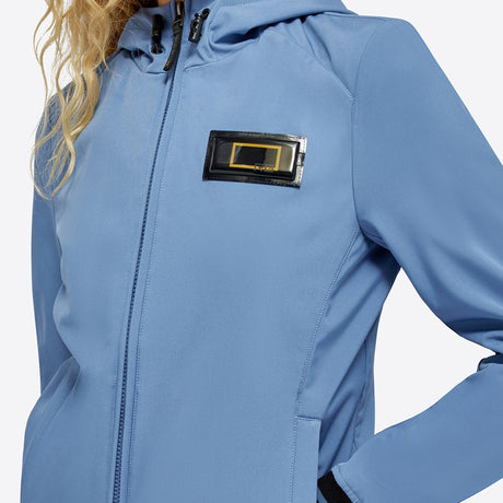 Rider's Gene Women's Softshell Jacket #coliur_sky-blue