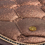 PS of Sweden Sparkly Copper Stardust Jump Saddle Pad #colour_sparkly-copper