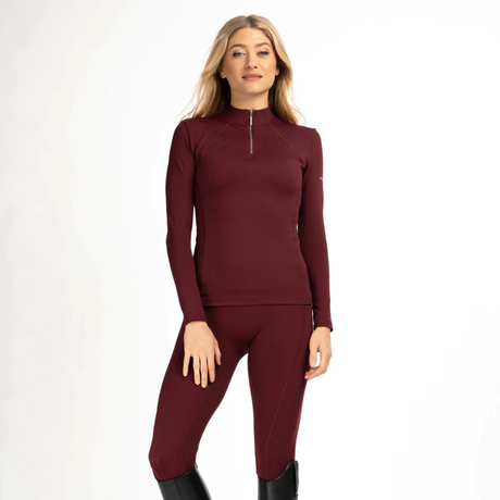 Mochara Recycled Technical Base Layer #colour_burgundy