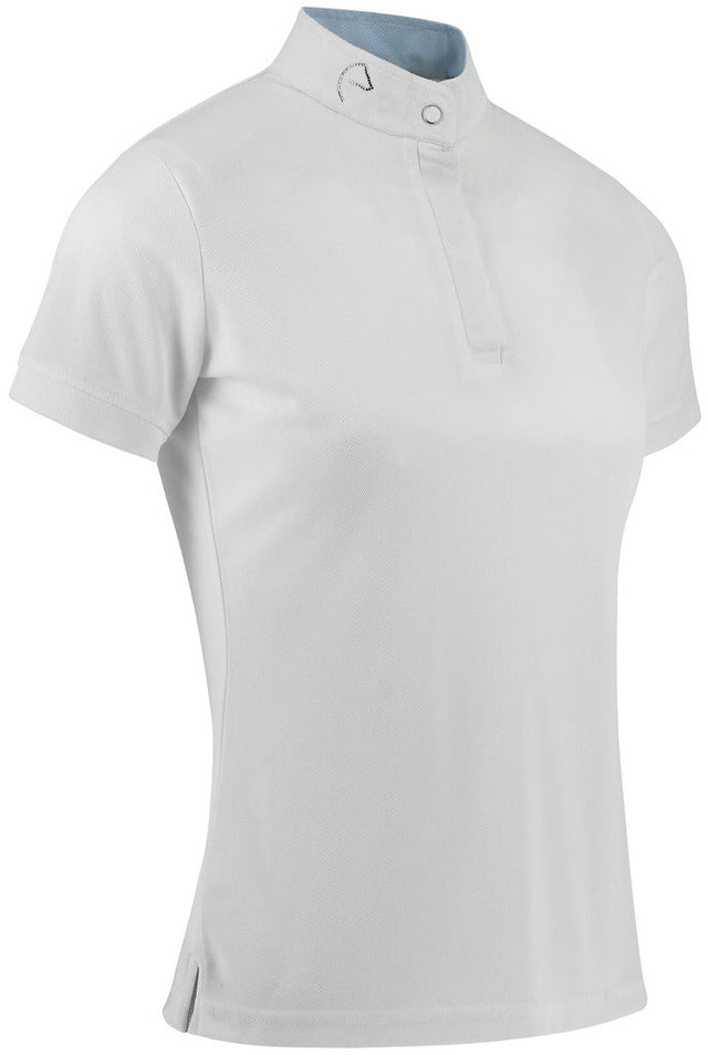 Equitheme Children's Betty Mesh Polo #colour_white