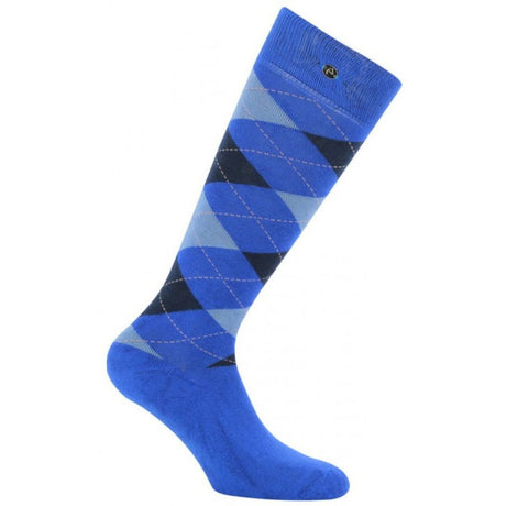 Equitheme Argyle Socks #colour_blue-navy