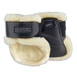 Stubben Hybrid Fleece Fetlock Boots #colour_black