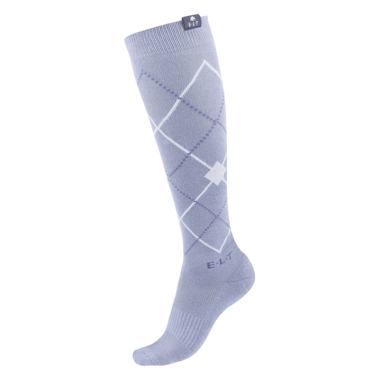 ELT Argyle Riding Socks #colour_blue-grey