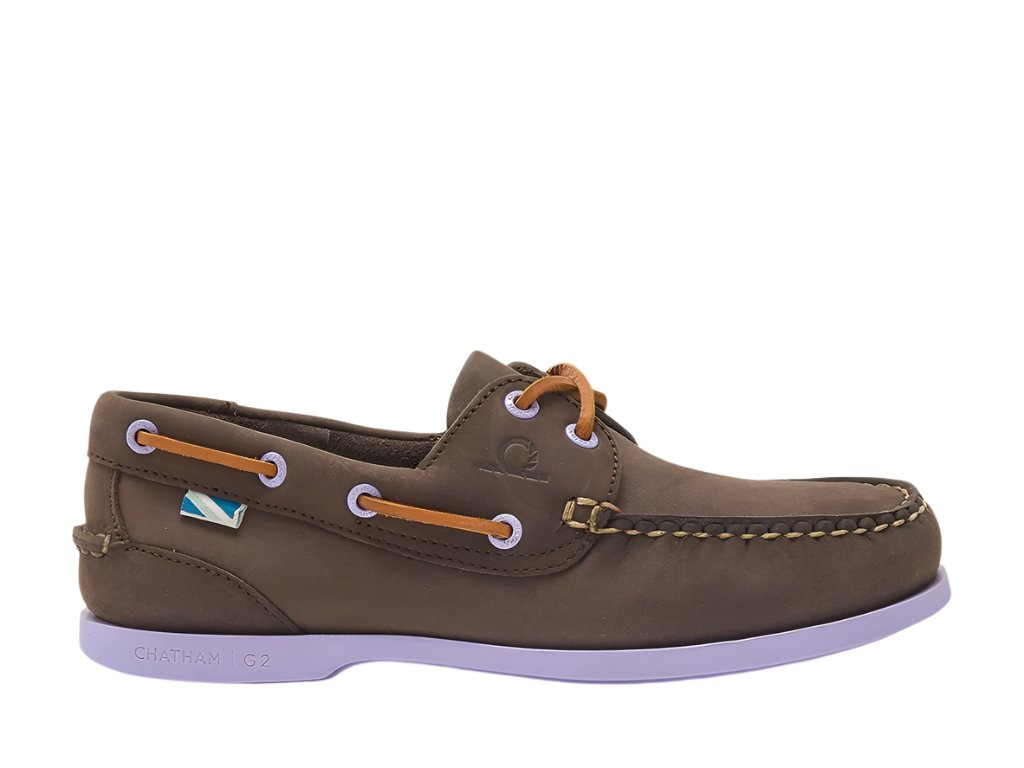 Chatham Pippa II G2 Leather Boat Shoes #colour_brown-lavender