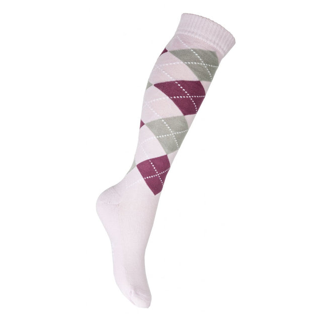 HKM Lemmy Riding Socks #colour_pink-mauve