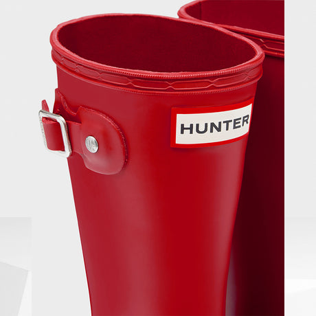 Hunter Original Big Kids Wellington Boots #colour_red