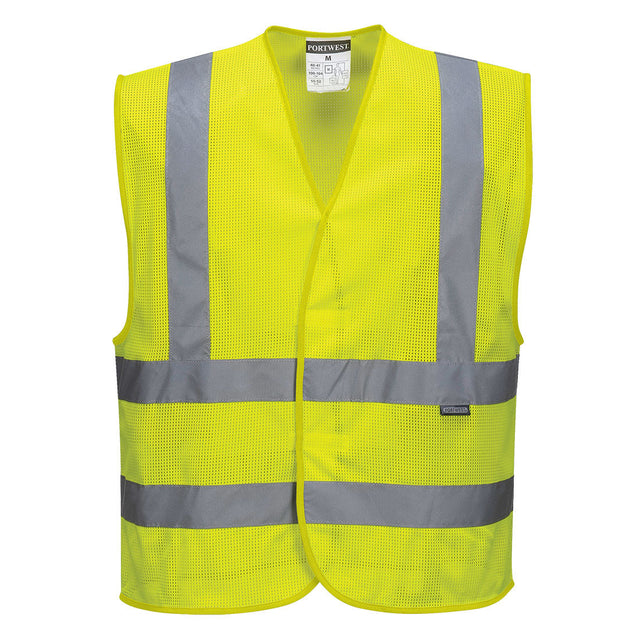 Portwest Contrast Hi-Vis Vest #collour_yellow