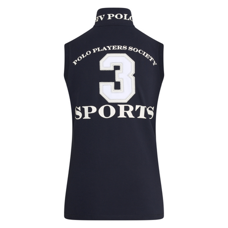 HV Polo Favouritas Sleeveless Polo Shirt #colour_navy