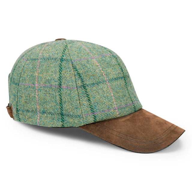 Hoggs of Fife Roslin Ladies Tweed Baseball Cap