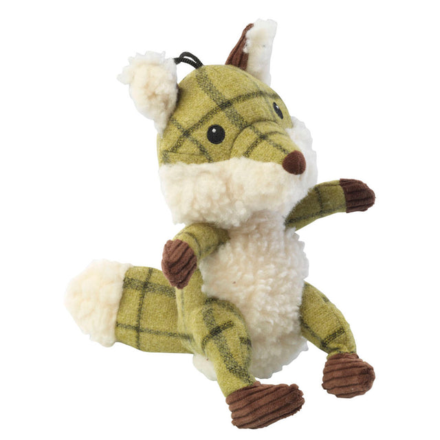 House of Paws Tweed Plush Dog Toy #style_fox