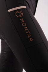 Montar Junior Gold Detail Breeches #colour_black
