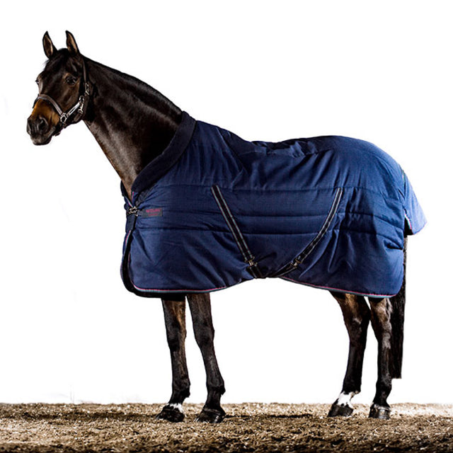 Horseware Ireland Rambo Cosy Stable 100g #colour_navy-burgundy-teal-navy