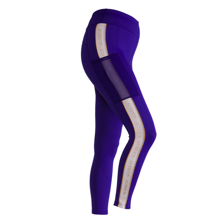 Shires Aubrion Ladies Team Shield Riding Tights #colour_blue