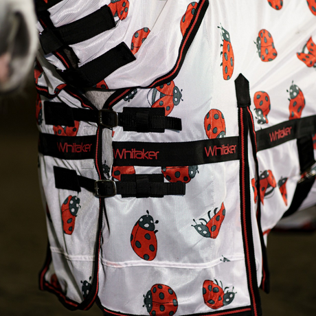 Whitaker Ladybird Fly Rug #colour_white