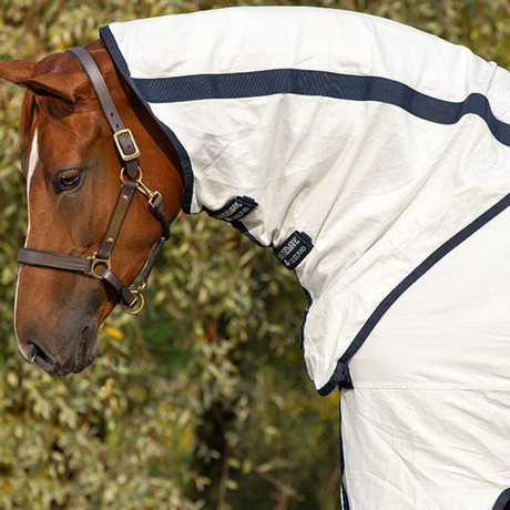 Horseware Ireland Rambo Natura Rug #colour_white-navy